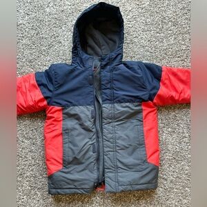 Children’s Place boys waterproof winter jacket skiing Sz M (7/8) EUC